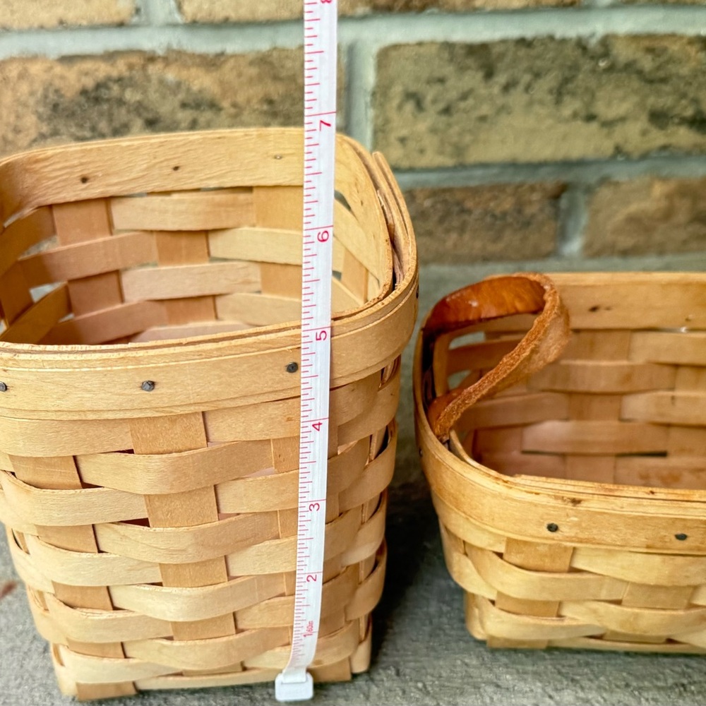 Longaberger baskets in excellent condition like new.